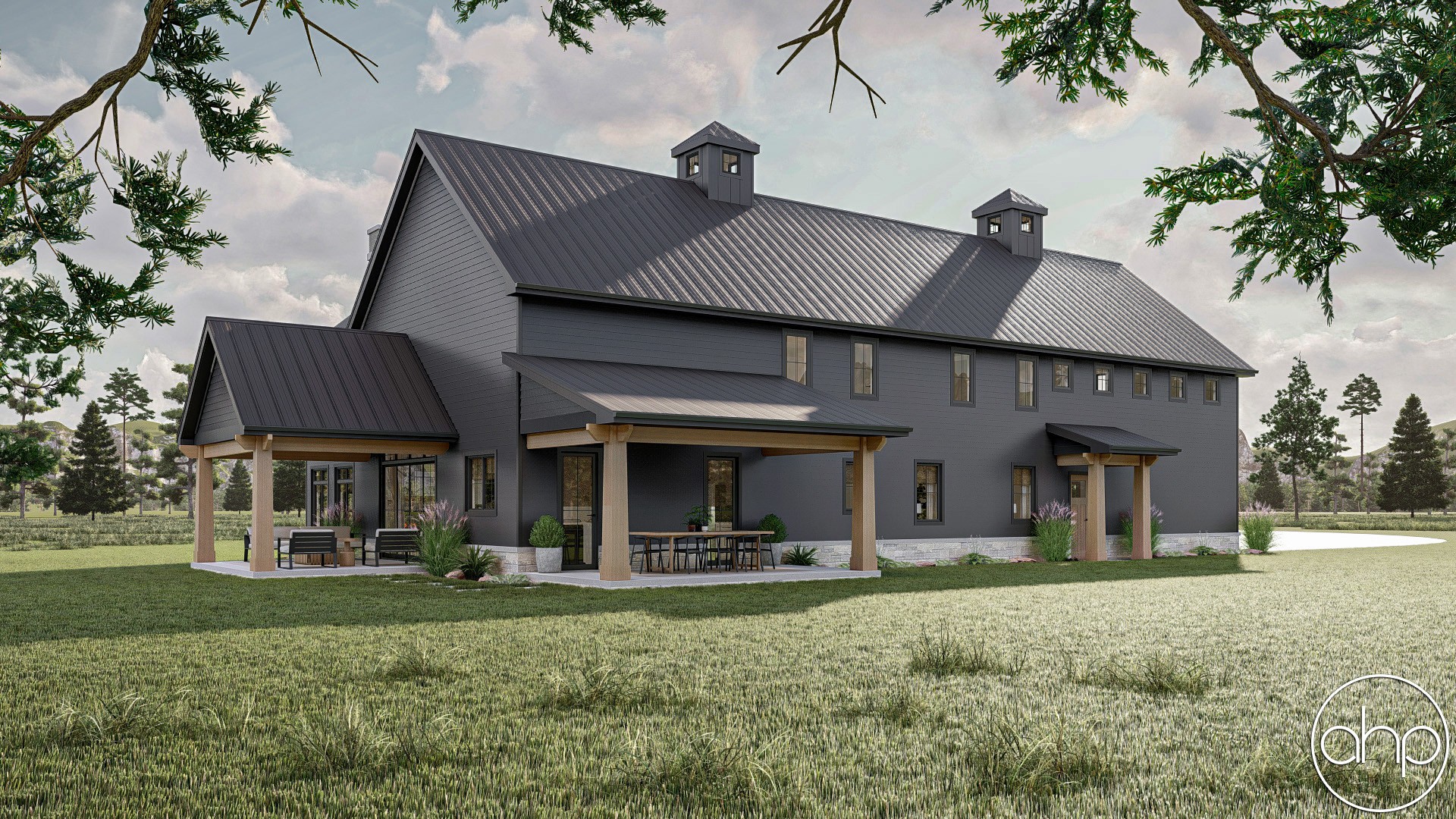 Cottonwood Creek — Rear Elevation