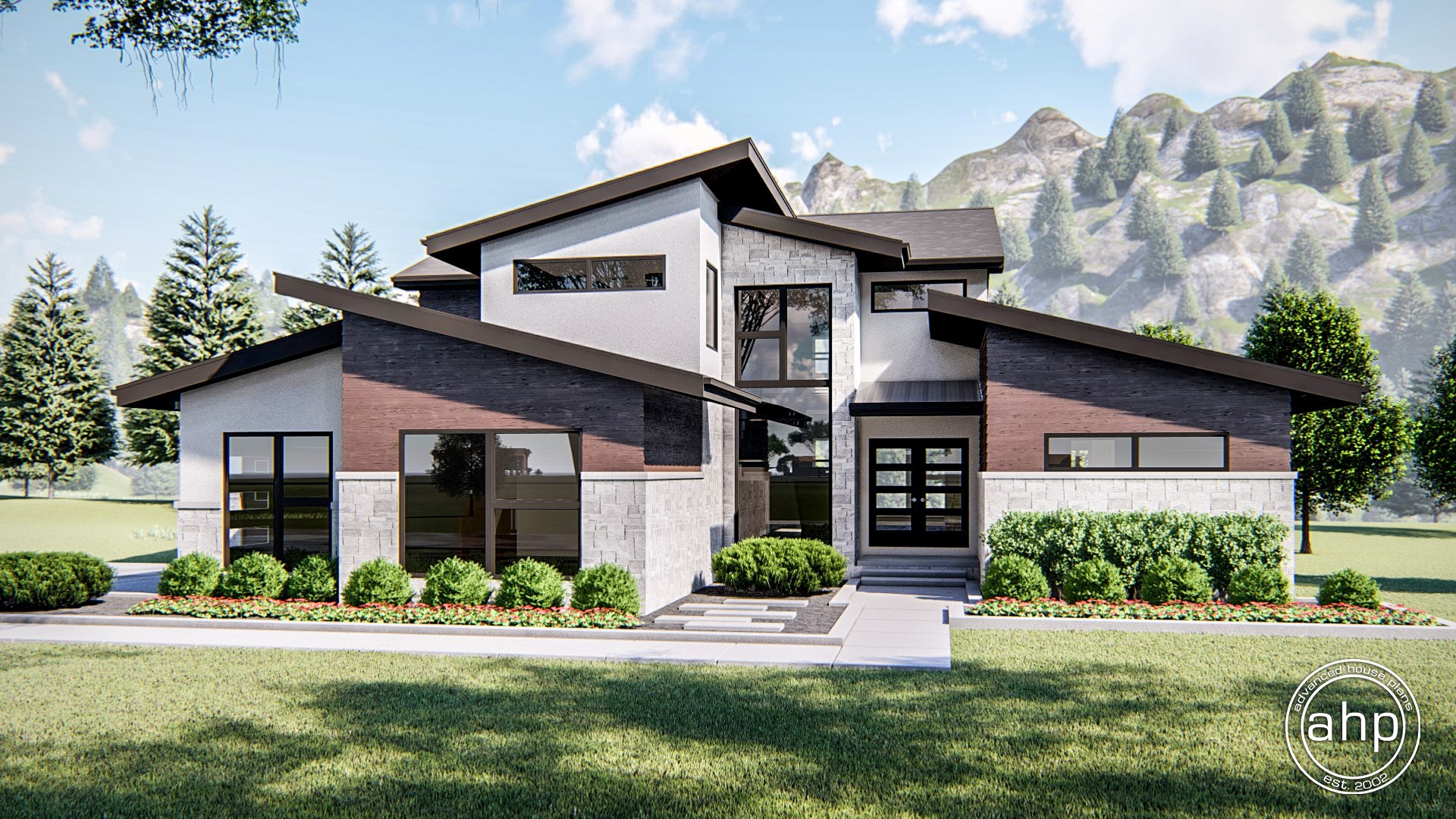Hollis Heights — Front Elevation