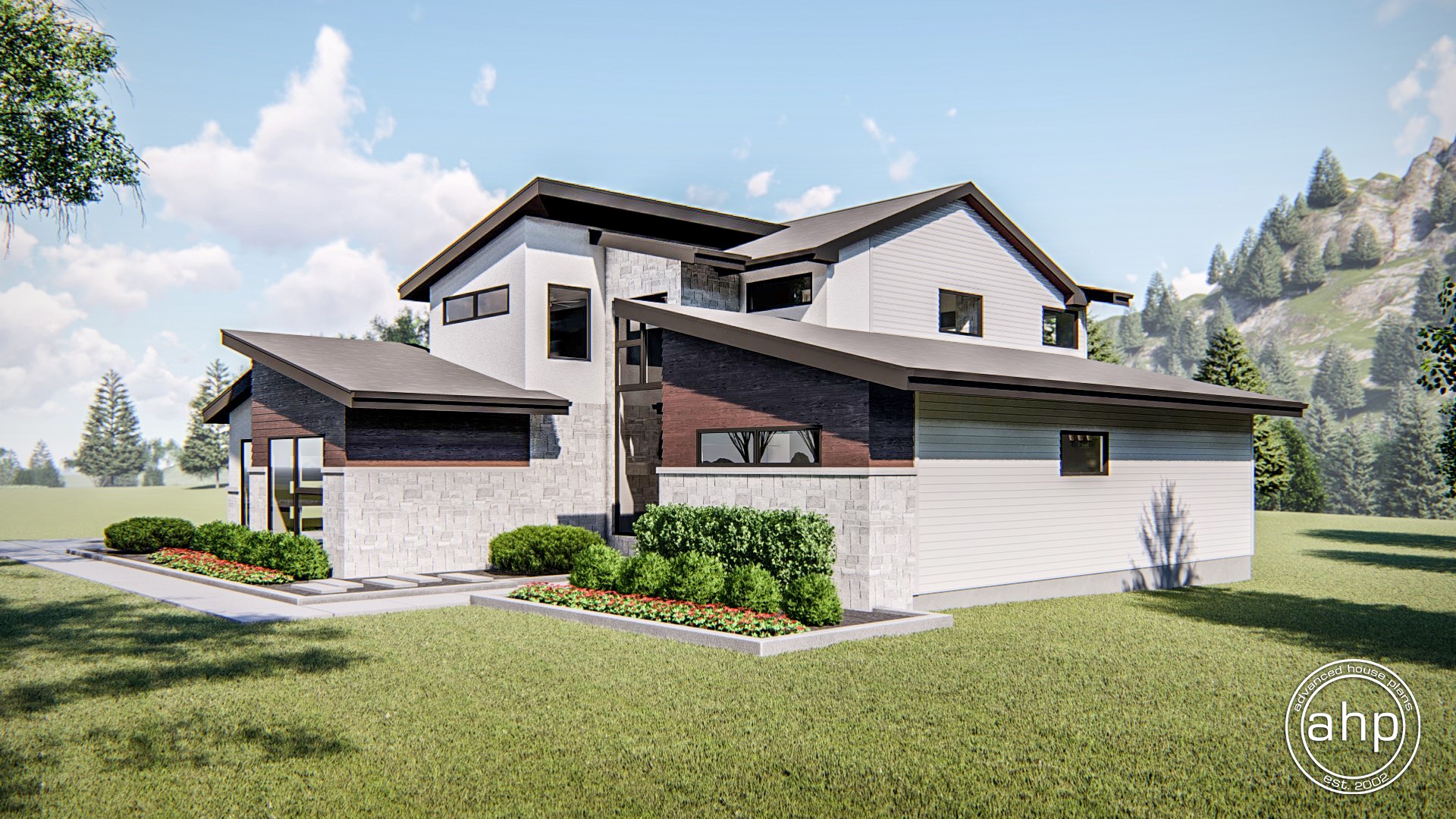 Hollis Heights — Side Elevation 2