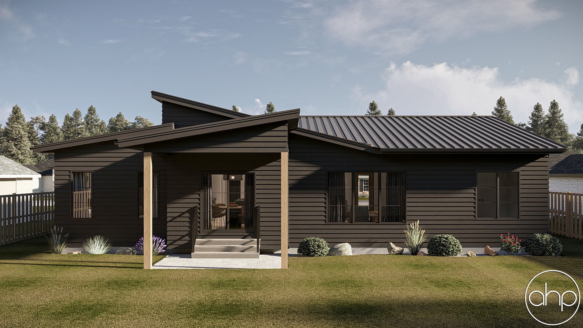 Rockbrook — Rear Elevation