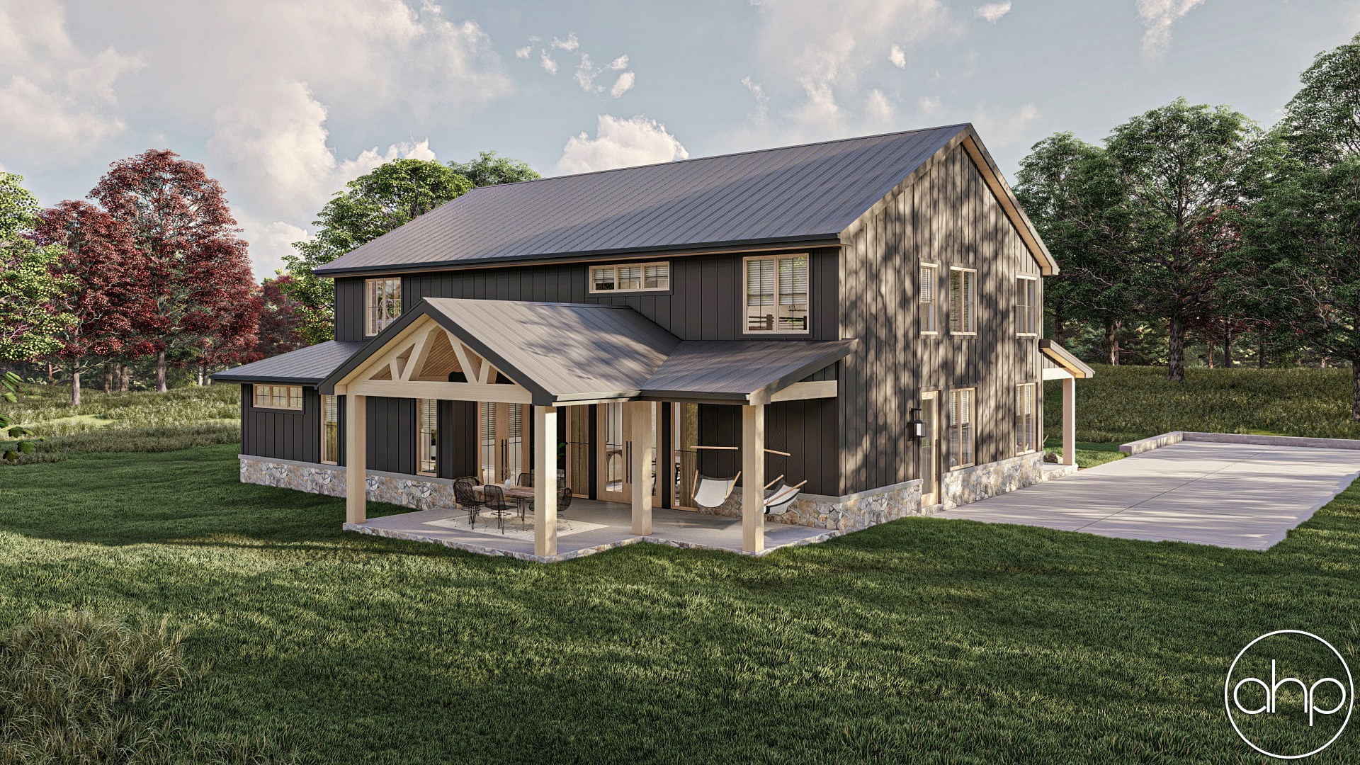 Saratoga — Rear Elevation